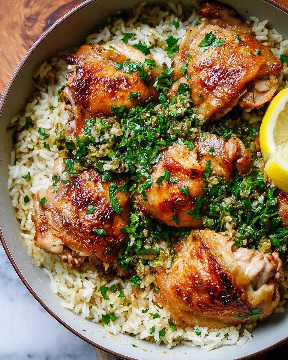 Close-up of a delicious chicken and rice dish, a perfect dinner idea recipe everyone asks for.