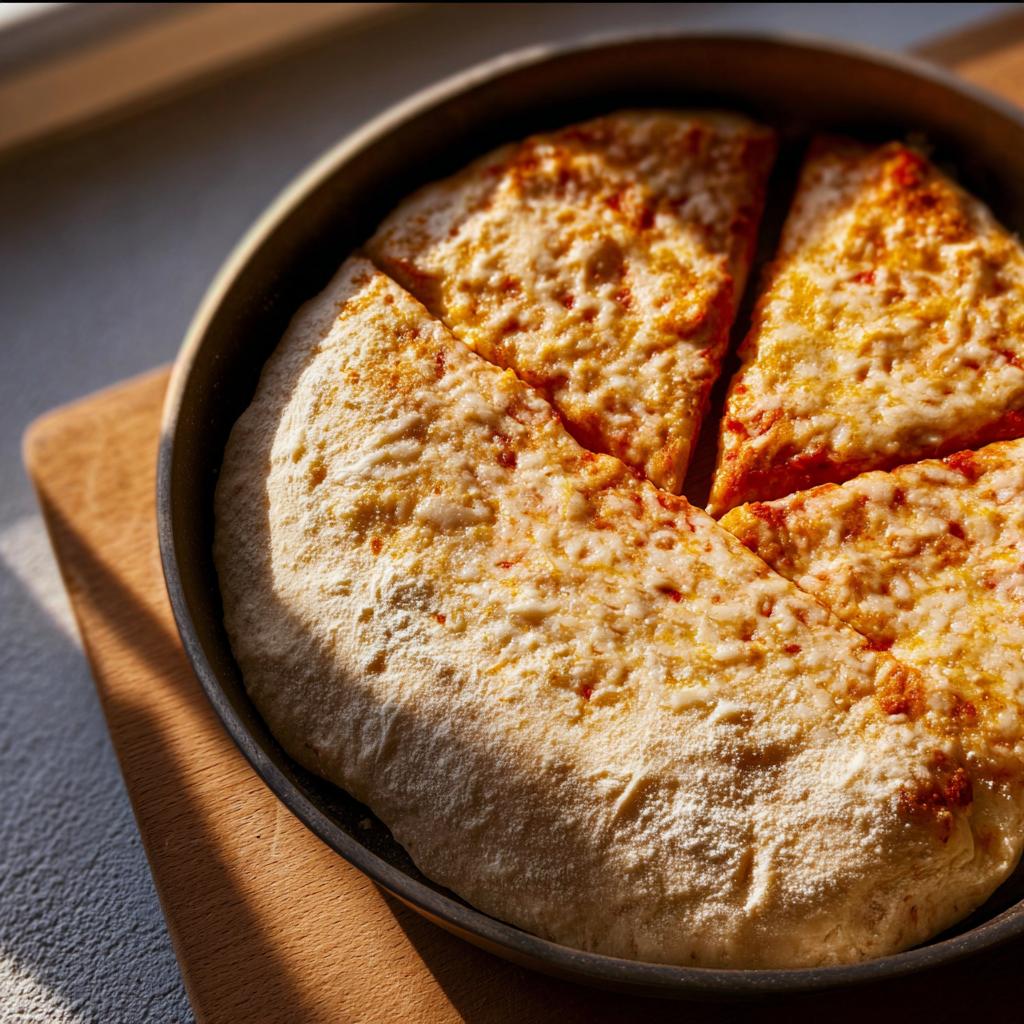 Close-up of a freshly baked pizza with melted cheese, cut into slices, perfect for pizza night recipes.