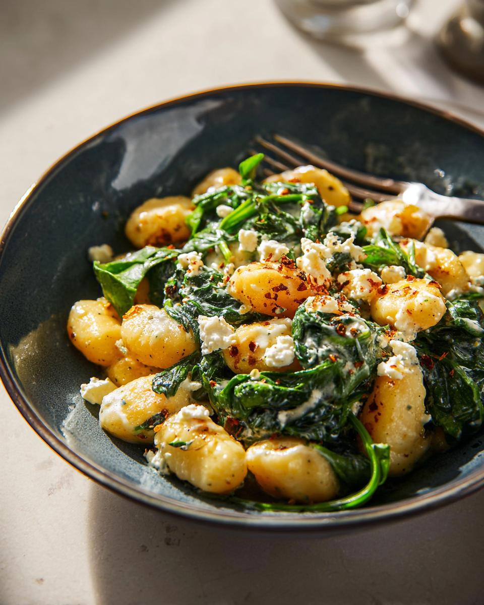 Creamy Gnocchi with Spinach and Feta Recipe - Other 2
