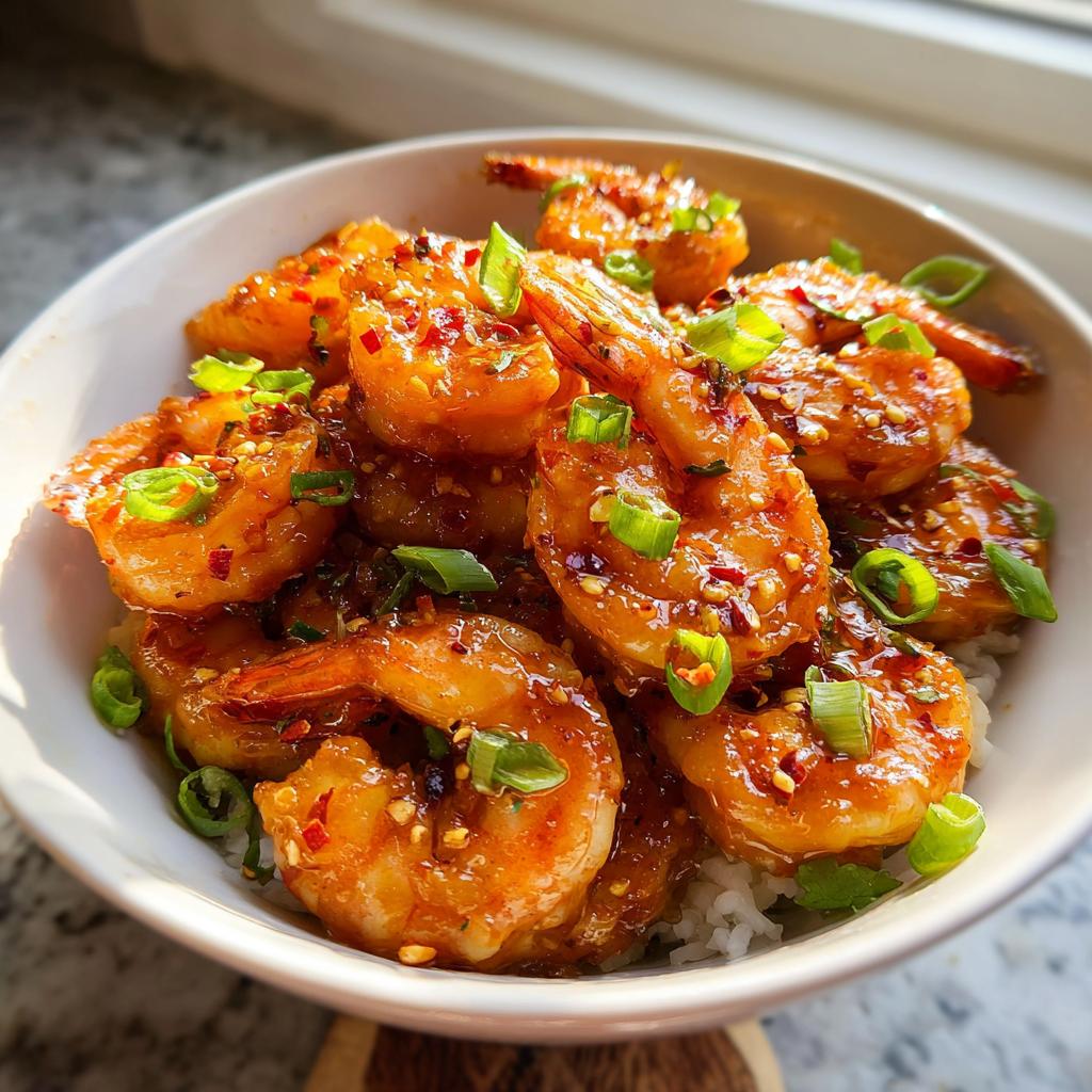 High-Protein Honey Garlic Shrimp - Tasty