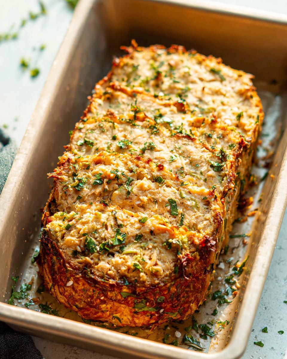 Close-up of freshly baked Chicken Avocado Ranch Burritos in a loaf pan, garnished with parsley.