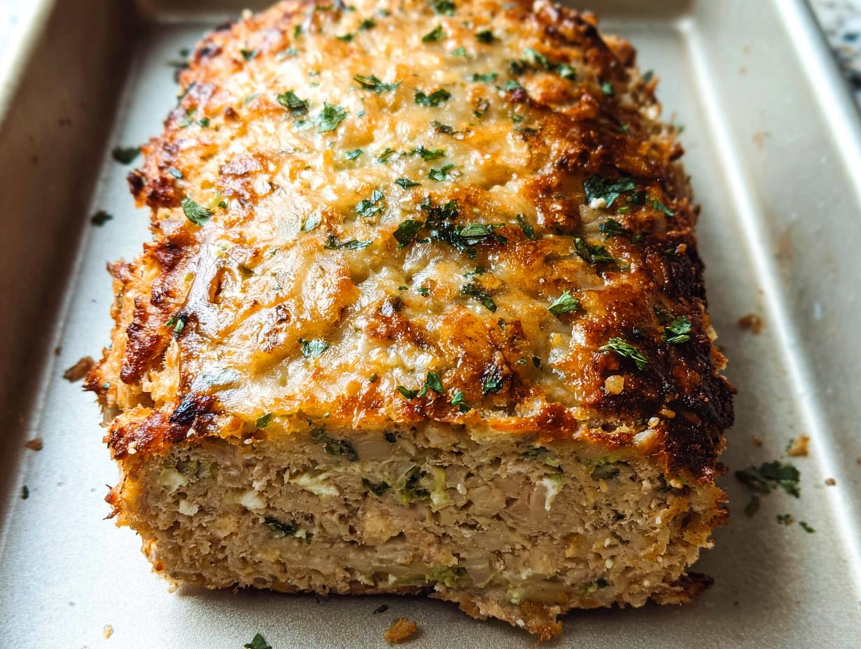 A close-up of a baked Chicken Avocado Ranch Burrito, showing the cheesy, golden-brown topping and visible filling.