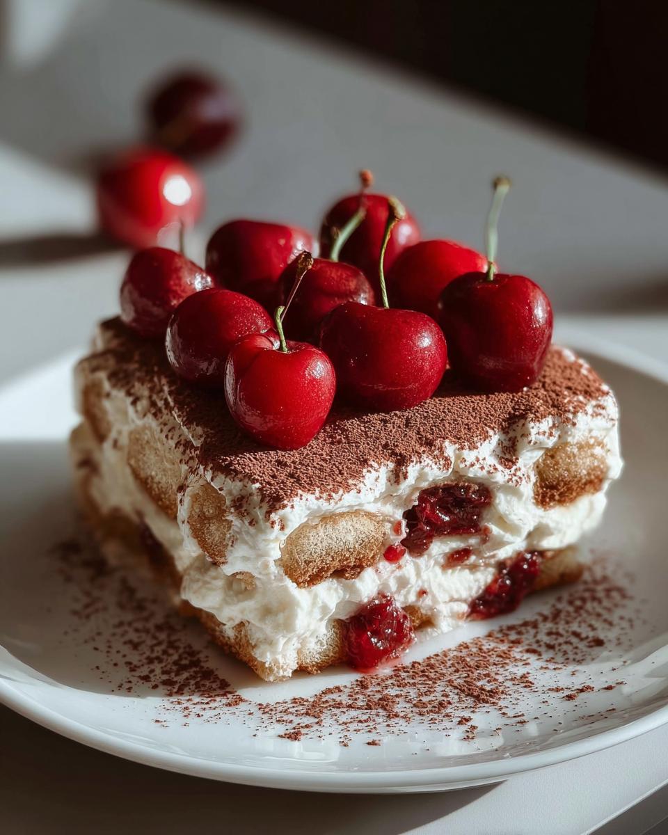 Cherry Amaretto Tiramisu - Other 1